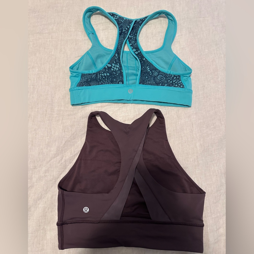 Lululemon sports bras x2